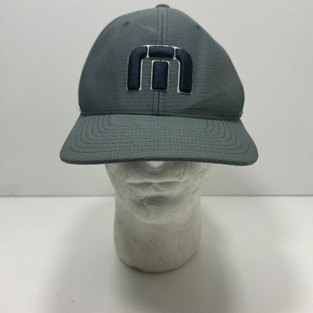 Men's Gray Performance Hat with Raised Logo
